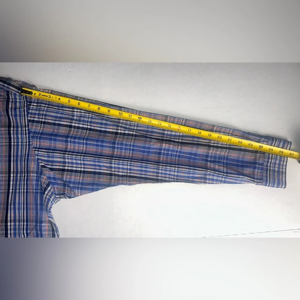 Ralph Lauren Shirt Men's XXL Button Up Long Sleeve Custom Fit Blue‎ Polo Pony